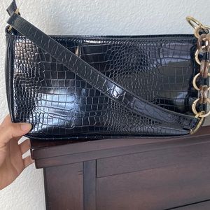 Shoulder black bag